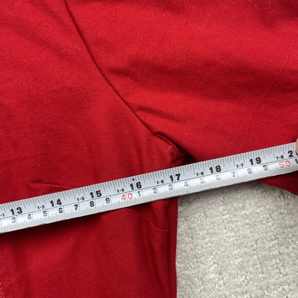 Y2K Schwiing Asymmetrical Caneva's Jacket Cherry Red Womens Sz S Boho Artsy - Picture 7 of 13